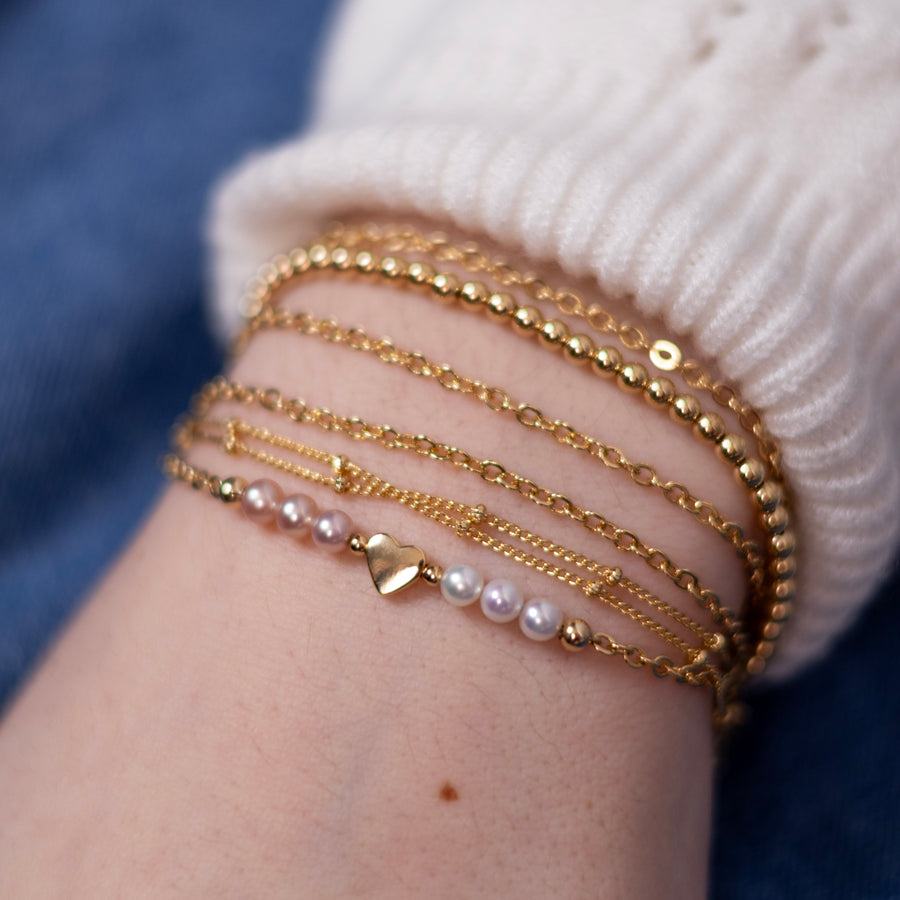 Bracelet Lizzie duo de perles