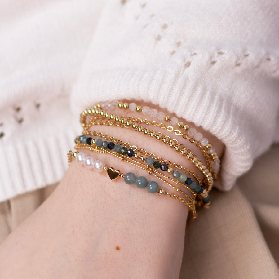 Bracelet Lizzie jadéite