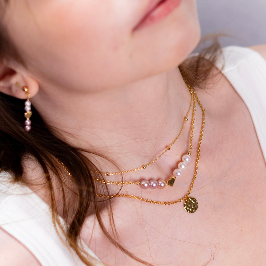 Collier Lizzie perles de culture
