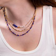 Collier Lizzie lapis lazuli