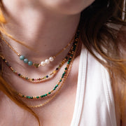 Collier Lizzie jadéite