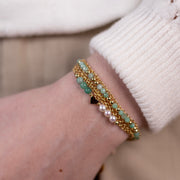 Bracelet Lizzie émeraude