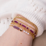 Bracelet Lizzie rubis