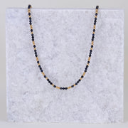 Collier Anna en saphir bleu