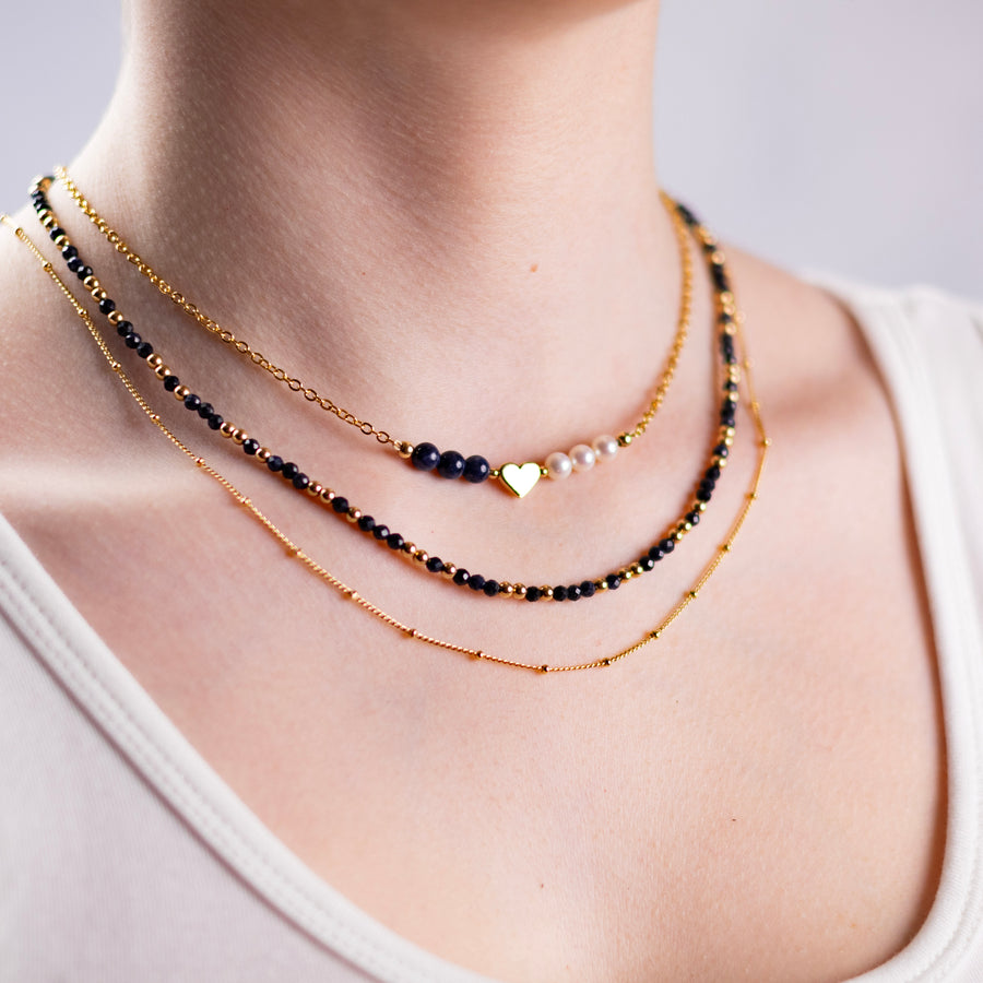 Collier Lizzie saphir