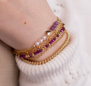 Bracelet Lizzie rubis