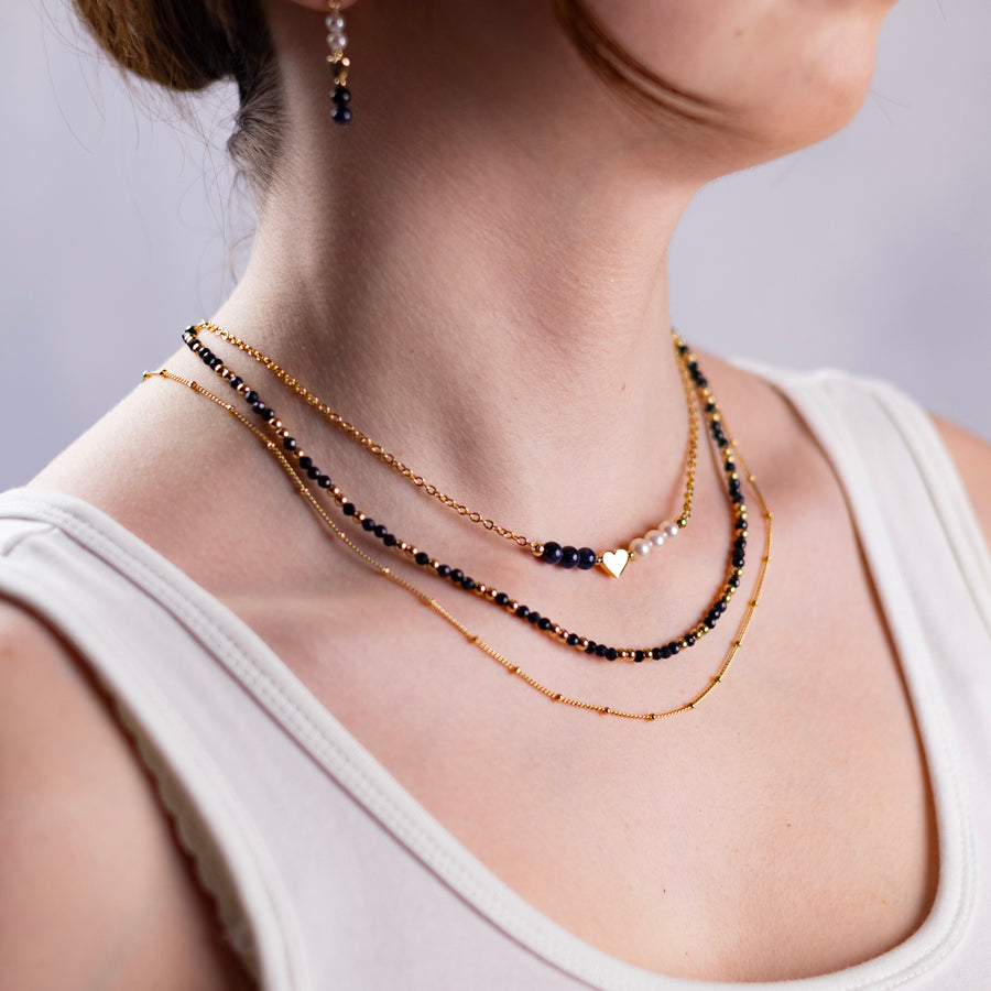 Collier Lizzie saphir