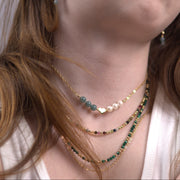 Collier Lizzie jadéite